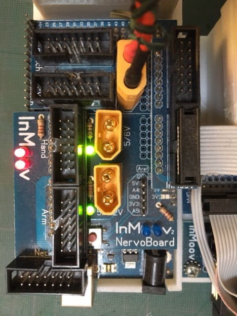 InMoov front soldering