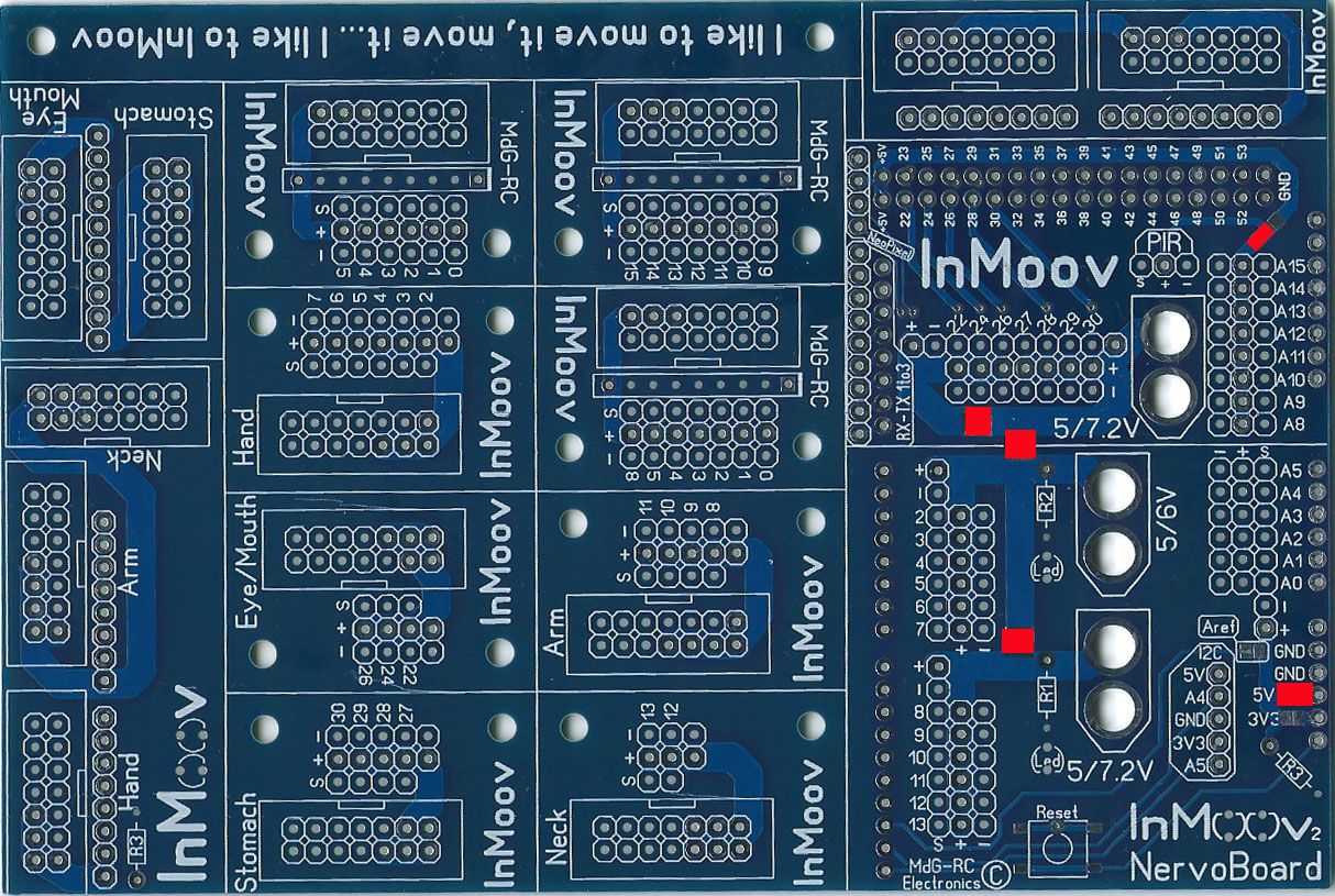 InMoov front soldering