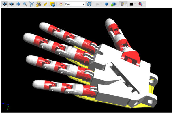 Sketch 3D: Hand - InMoov